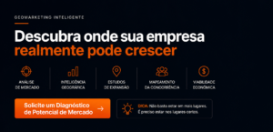 Diagnóstico de expansão territorial com geomarketing